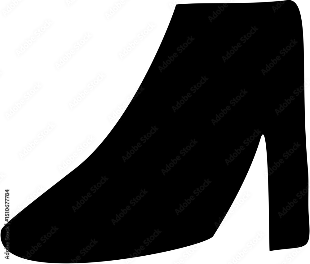 Fototapeta premium Doodle High Heel