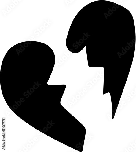 Broken Heart Doodle
