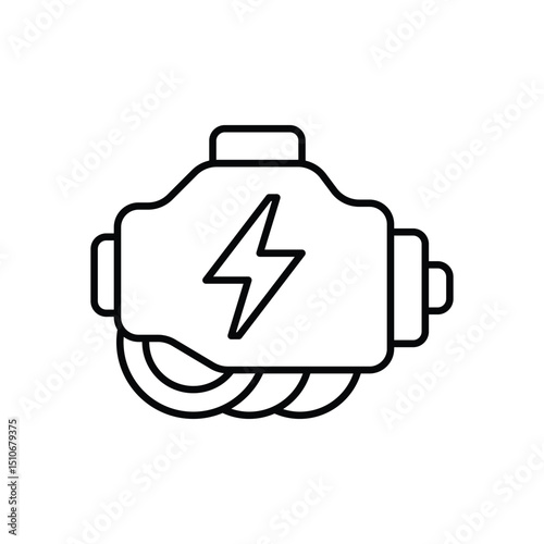 Electric Engine Icon vector
