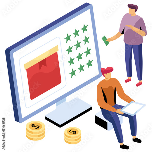 Premium download illustration of customer feedback 