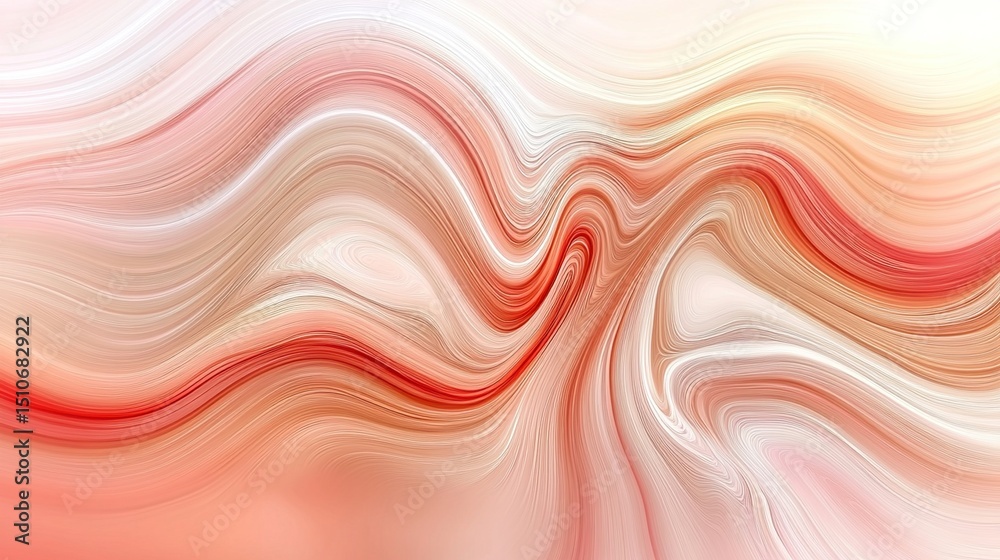 Fototapeta premium Metallic Gradient 3D Abstract Geometric Patterns