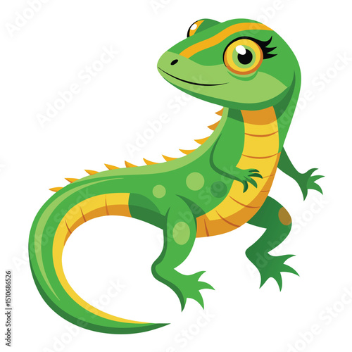 lizard vector image on white background