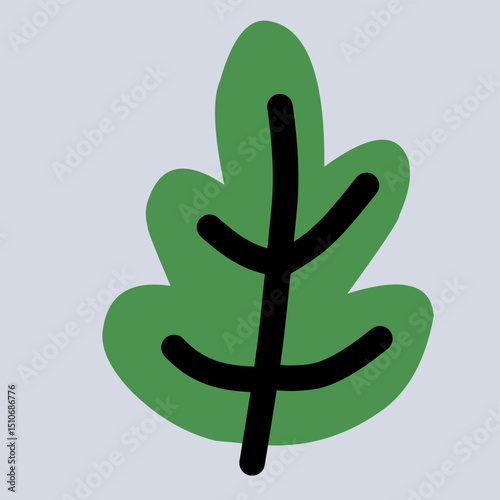 Simple Bushes Vector Illustration