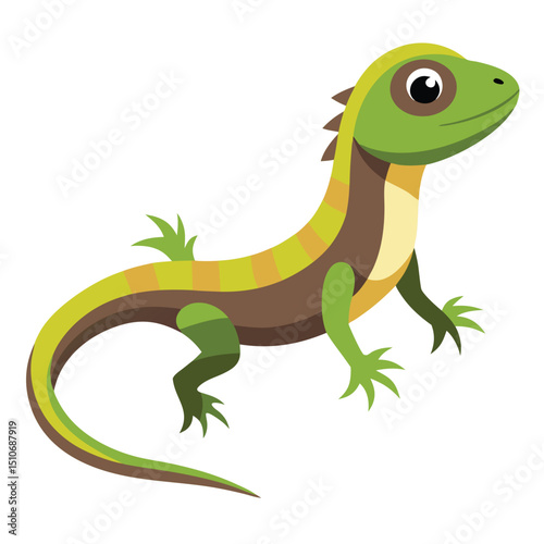 lizard vector image on white background