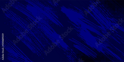 grunge blue abstract background. creating halftone element vector
