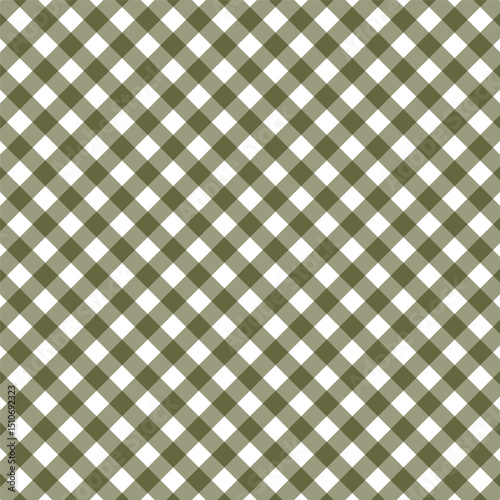 Wallpaper Mural 2 Color Horizontal, Vertical, Diagonal Plaid Seamless Pattern | Checkered Background Design for Fabric, Digital Print, Wallpaper and Textile Torontodigital.ca