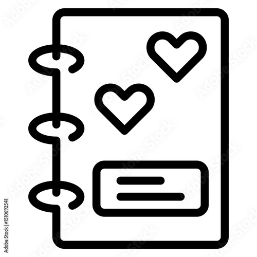 love story line icon
