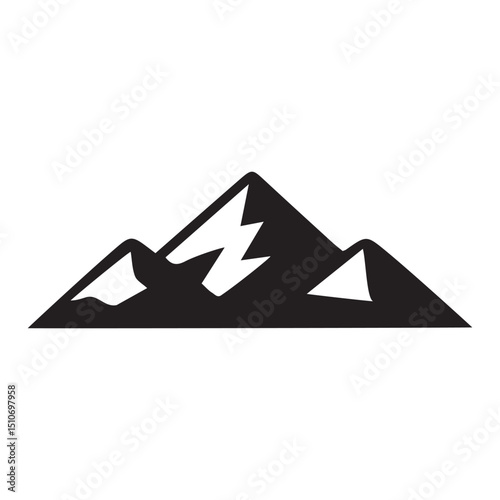 Eagle vector illustration, Silhouettes of the sea eagles, black and white eagle silhouettes.