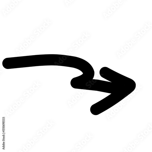 Hand Drawn stick figure on a white background