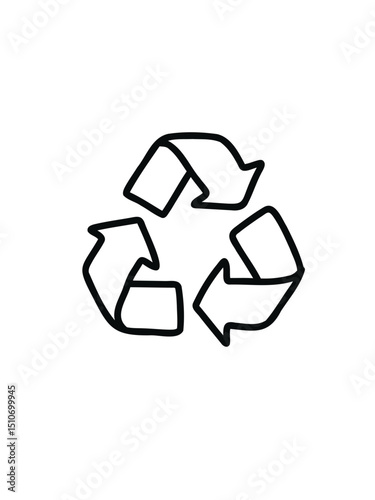 recycling symbol, recycle triangle