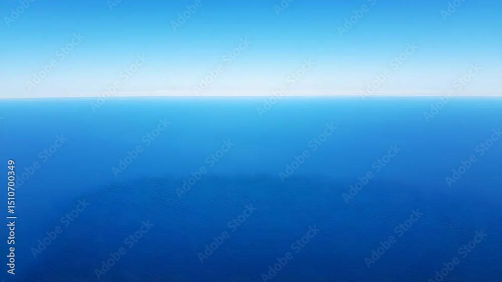 custom made wallpaper toronto digitalAerial View of Deep Blue Ocean and Clear Sky Creating Seamless Horizon