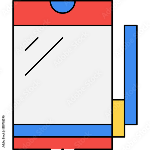 Smartphone single icon vector illustration