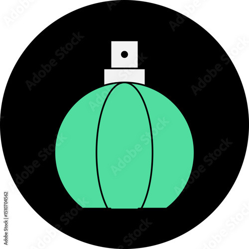 Watermelon fragnance single icon vector illustration