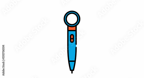 Scalpel Icon Line Art Illustration of a Surgical Knife