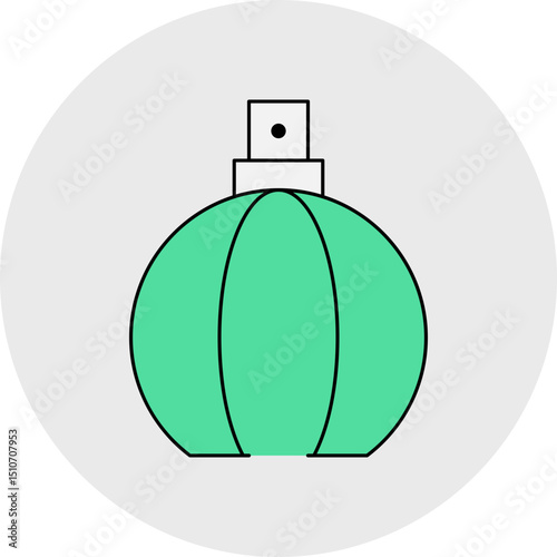 Watermelon fragnance single icon vector illustration