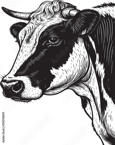 Cows are herbivores with sturdy bodies, calm temperaments, and distinctive moo sounds on farms worldwide.

