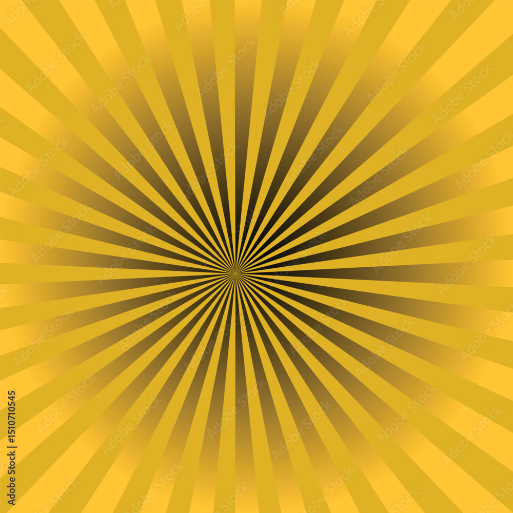 Fototapeta premium Abstract Bright yellow sun rays background.