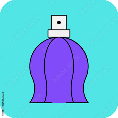 best ferfume single icon vector illustration