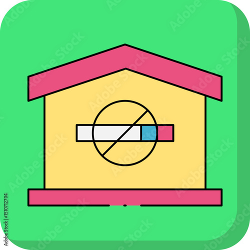 House single icon vector illustration