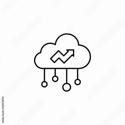 cloud computing icon sign vector