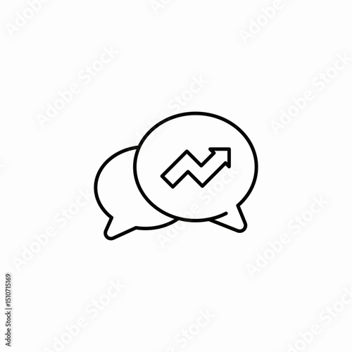 conversation bubbles icon sign vector