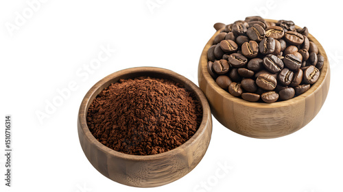 coffee beans in a cup