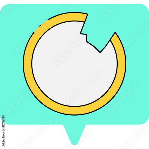 Mirror single icon vector illustration
