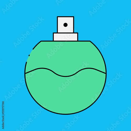 Palestine perfume single icon vector illustration