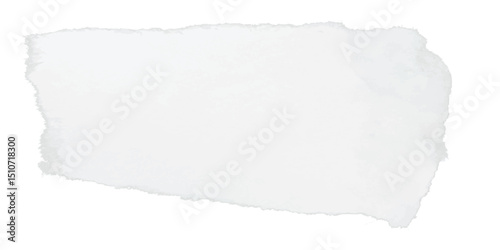 Minimalist torn paper strip with light tone and soft ripped side, great for digital layout dividers, typography accents, modern journal elements, and subtle visual layering