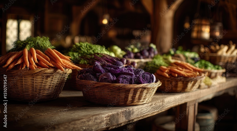 Fototapeta premium vegetables and herbs