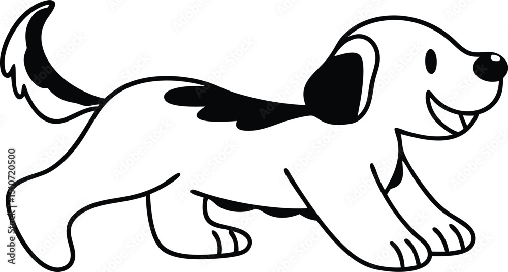 Obraz premium dog---vector-illustration (7).eps