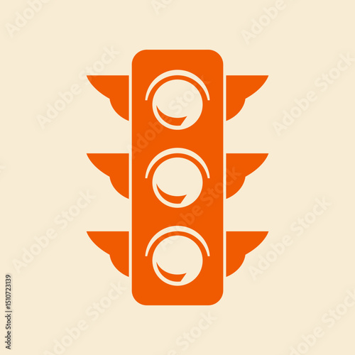 Traffic Light trendy artwork fetching abstract vector illustration colorful practical design