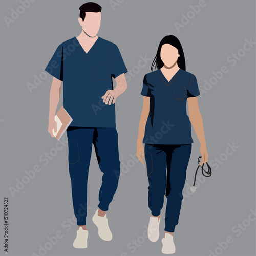 man and woman