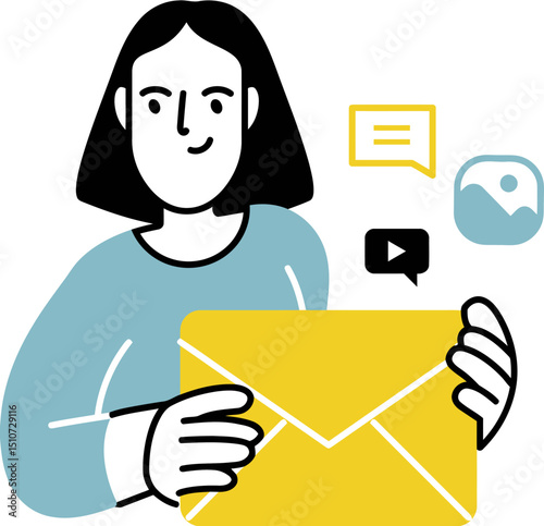 Email marketing strategy tips and guide for successful campaigns and automation for business growth now vector art illustration
