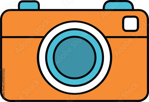 camera icon clipart vector on transparent background
