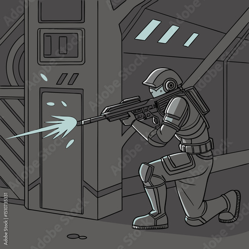 thief with a gun