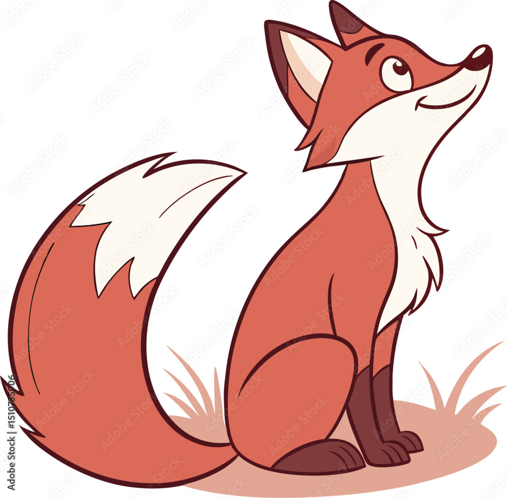 Naklejka premium vector illustration of a cat