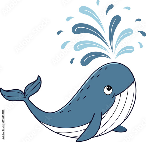 vector illustration of a dolphin