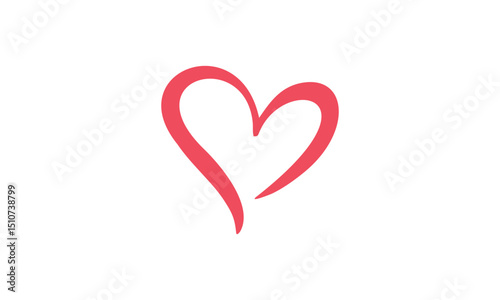 a graphic image with a love theme, on a white background. vector graphic base.