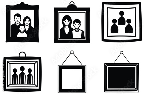 Family photo frame set icom