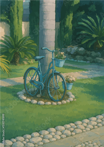 bicycle on the road