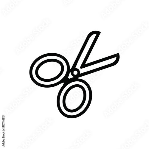 scissors cut out of paper