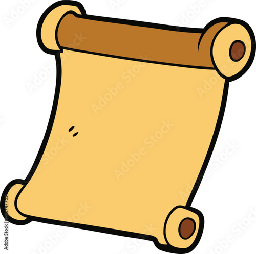 Ancient Scroll A Blank Parchment Ready for Your Story or Design