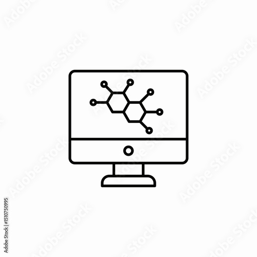 computer science icon sign vector