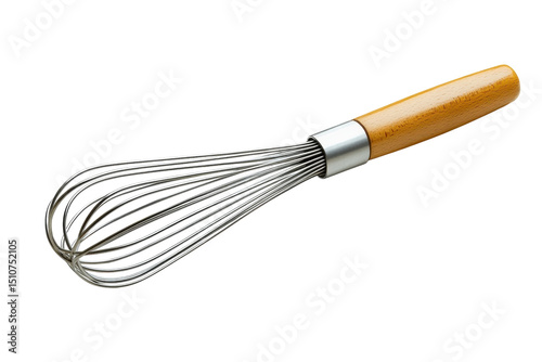 Unleashing culinary creativity with a classic whisk promising fluffy batters and delightful on transparent background