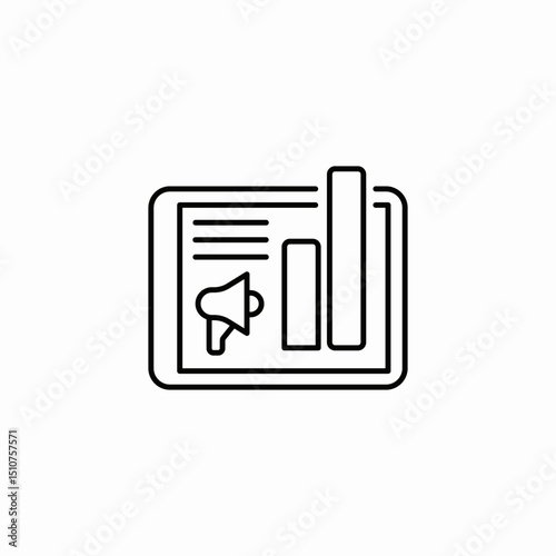 web announcement icon sign vector