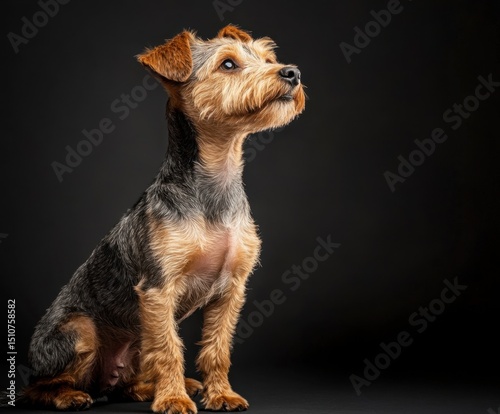 Lakeland Terrier Dog, with copy space