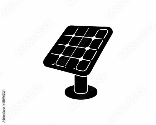 creative details solar panel icon vector illustration	