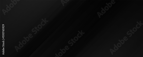 Dark neutral background for wide banner, design template - digital illustration
