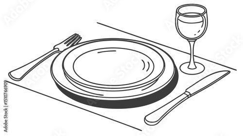 fork and spoon on plate